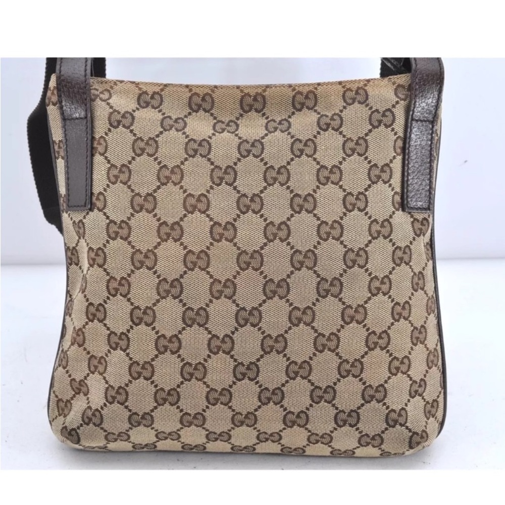 EXCELLENT CONDITION! Authentic Gucci Messenger Signature Crossbody Shoulder Bag - Picture 4 of 16